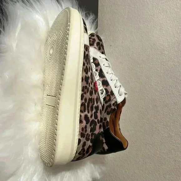 Veronica Beard Daelyn Leopard-Print Platform Sneakers - Picture 5 of 5